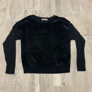Cluny Black Sweater Blouse